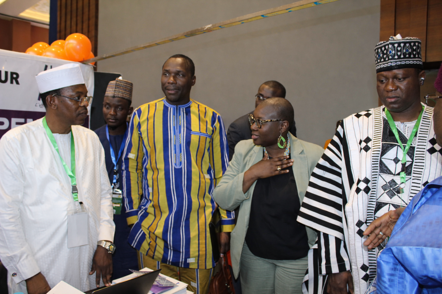 Kandine avec Delegation Burkinabe